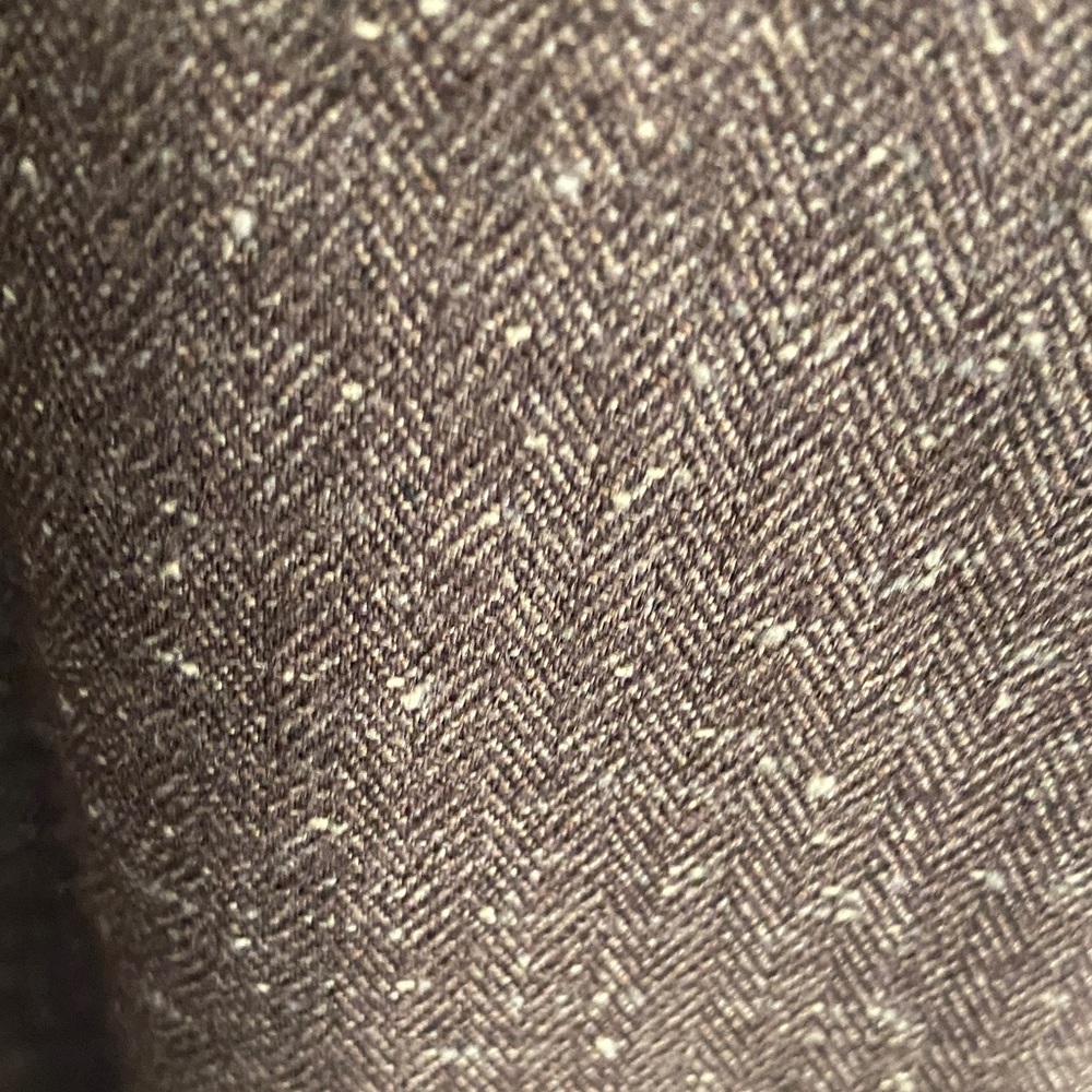 NWOT Brown Tweed Sleeveless Vest and Capri Pants Set - Picture 8 of 9